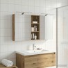 Ensemble de Meubles de Salle de Bain 3 pc 130 x 14,5 x 70 cm 615473615473