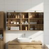 Ensemble de Meubles de Salle de Bain 3 pc 130 x 14,5 x 70 cm 615473615473