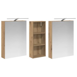Ensemble de Meubles de Salle de Bain 3 pc 130 x 14,5 x 70 cm 615473615473
