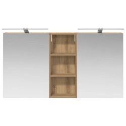 Ensemble de Meubles de Salle de Bain 3 pc 130 x 14,5 x 70 cm 615473615473