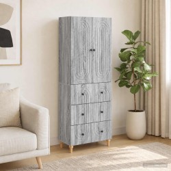 Ensemble de Meubles 2 pcs Sonoma gris 66 x 34,5 x 90 cm 615474615474