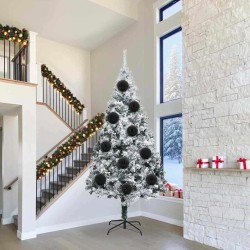 Ensemble de Boules de Noël XXL 3 pc Noir Plastique 615485615485