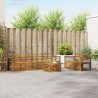 Ensembles de canapés 7 pcs Naturel Bois d'Acacia Massif 615499615499
