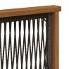 Ensemble de canapés d'extérieur 6 pcs Naturel et gris clair 615517615517