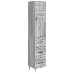 Ensemble de Meubles 2 pcs Sonoma gris 33 x 34,5 x 90 cm 615521615521