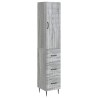 Ensemble de Meubles 2 pcs Sonoma gris 33 x 34,5 x 90 cm 615521615521
