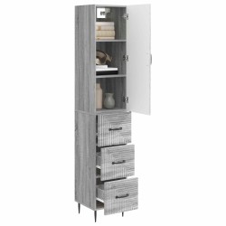 Ensemble de Meubles 2 pcs Sonoma gris 33 x 34,5 x 90 cm 615521615521