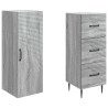 Ensemble de Meubles 2 pcs Sonoma gris 33 x 34,5 x 90 cm 615521615521