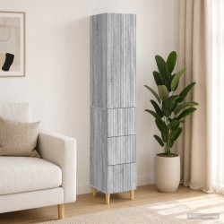 Ensemble de Meubles 2 pcs Sonoma gris 33 x 34,5 x 90 cm 615526615526