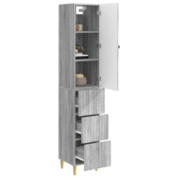 Ensemble de Meubles 2 pcs Sonoma gris 33 x 34,5 x 90 cm 615526615526