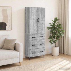 Ensemble de Meubles 2 pcs Sonoma gris 66 x 34,5 x 90 cm 615528615528