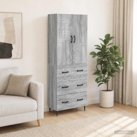 Ensemble de Meubles 2 pcs Sonoma gris 66 x 34,5 x 90 cm 615528615528