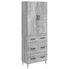 Ensemble de Meubles 2 pcs Sonoma gris 66 x 34,5 x 90 cm 615528615528