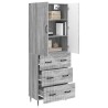 Ensemble de Meubles 2 pcs Sonoma gris 66 x 34,5 x 90 cm 615528615528