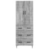 Ensemble de Meubles 2 pcs Sonoma gris 66 x 34,5 x 90 cm 615528615528