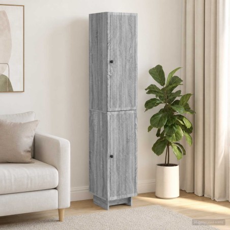 Ensemble de Meubles 2 pcs Sonoma gris 34,5 x 33 x 90 cm 615532615532