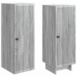 Ensemble de Meubles 2 pcs Sonoma gris 34,5 x 33 x 90 cm 615532615532