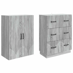Ensemble de Meubles 2 pcs Sonoma gris 66 x 34,5 x 87 cm 615533615533