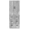 Ensemble de Meubles 2 pcs Sonoma gris 66 x 34,5 x 87 cm 615533615533