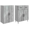 Ensemble de Meubles 2 pcs Sonoma gris 66 x 34,5 x 89,5 cm 615534615534