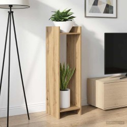 Support de Plante 2 pc Chêne Artisanal 30 x 30 x 100 cm 615535615535