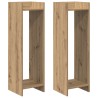 Support de Plante 2 pc Chêne Artisanal 30 x 30 x 100 cm 615535615535