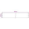 Écran de balcon Taupe 120 x 700 cm HDPE et Aluminium 615563615563