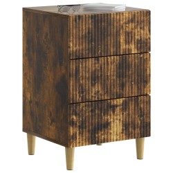 Cabinet de chevet avec tiroir Chêne fumé 43 x 41 x 66,5 cm 615571615571