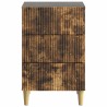 Cabinet de chevet avec tiroir Chêne fumé 43 x 41 x 66,5 cm 615571615571