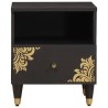 Cabinet de chevet avec tiroir 2 pcs Noir 40 x 33 x 46 cm 615575615575