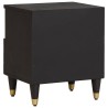Cabinet de chevet avec tiroir 2 pcs Noir 40 x 33 x 46 cm 615575615575