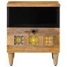 Cabinet de chevet avec tiroir 2 pcs Naturel 40 x 33 x 46 cm 615577615577