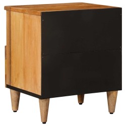 Cabinet de chevet avec tiroir 2 pcs Naturel 40 x 33 x 46 cm 615577615577