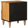 Cabinet de chevet avec tiroir 2 pcs Naturel 40 x 33 x 46 cm 615577615577