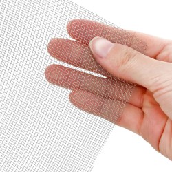 Écran en maille 80 x 2000 cm 18 mesh Acier Inox 304 Argenté 615591615591