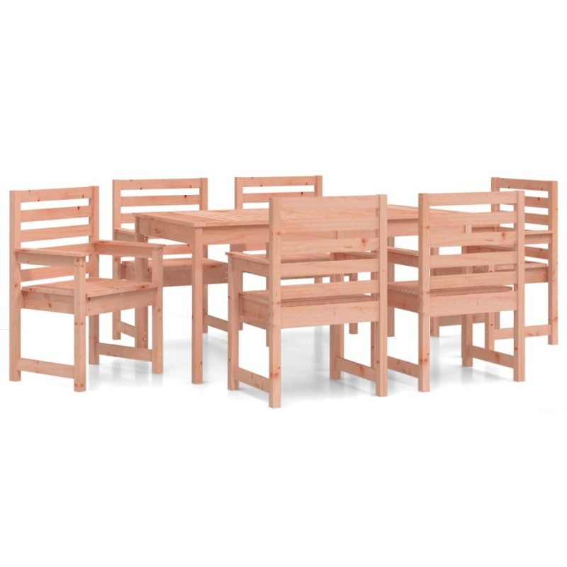 Ensemble à manger de jardin 7 pcs bois massif Douglas 615595615595