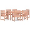 Ensemble à manger de jardin 7 pcs bois massif Douglas 615595615595