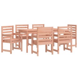 Ensemble à manger de jardin 7 pcs bois massif Douglas 615595615595