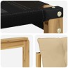 Ensemble de canapés d'extérieur 3 pcs Blanc et Beige 615601615601