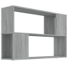 Bibliothèque Sonoma gris 100x24x63 cm Bois d'ingénierie 615602615602