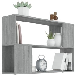 Bibliothèque Sonoma gris 100x24x63 cm Bois d'ingénierie 615602615602