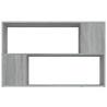 Bibliothèque Sonoma gris 100x24x63 cm Bois d'ingénierie 615602615602