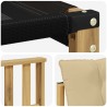 Ensemble de canapés d'extérieur 3 pcs Blanc et Beige 615603615603