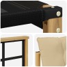 Ensemble de canapés d'extérieur 3 pcs Blanc et Beige 615605615605