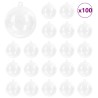 Ensemble de Boules de Noël 100 pcs Transparent Ø 10 cm 615611615611