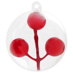 Ensemble de Boules de Noël 100 pcs Transparent Ø 10 cm 615611615611