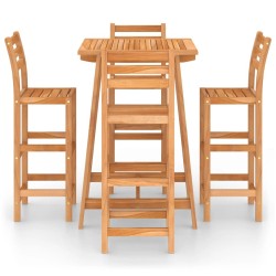 Ensemble de bar d'extérieur 5 pcs Bois d'acacia massif 615617615617
