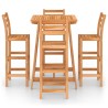 Ensemble de bar d'extérieur 5 pcs Bois d'acacia massif 615617615617