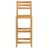 Ensemble de bar d'extérieur 5 pcs Bois d'acacia massif 615617615617
