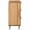 Buffet 2 pcs Naturel 60 x 33 x 75 cm Bois de mangue massif 615625615625